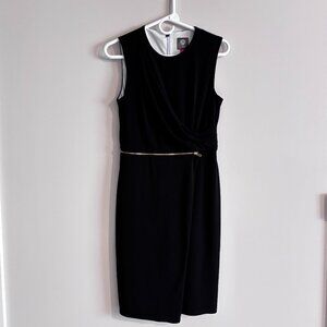 Vince Camuto Knee length Black Dress Size 4